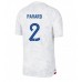 Frankrike Benjamin Pavard #2 Borte Drakt VM 2022 Kortermet
